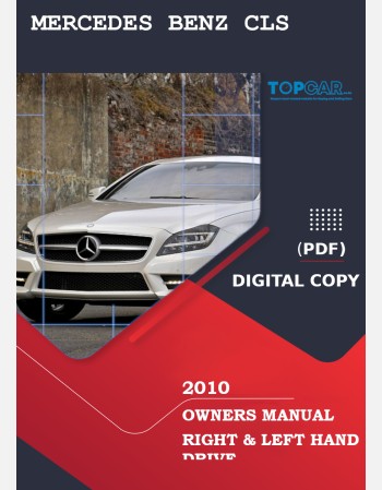 mercedes benz cls 2010 owners manual rhd& lhd